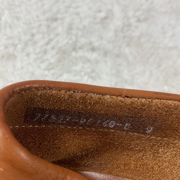 Unbranded duck Genuine Leather tan Tassel Loafer shoes with gold hardware, 9 - Picture 9 of 9